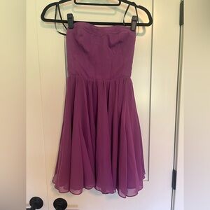 Guess Vibrant Purple Strapless Dress